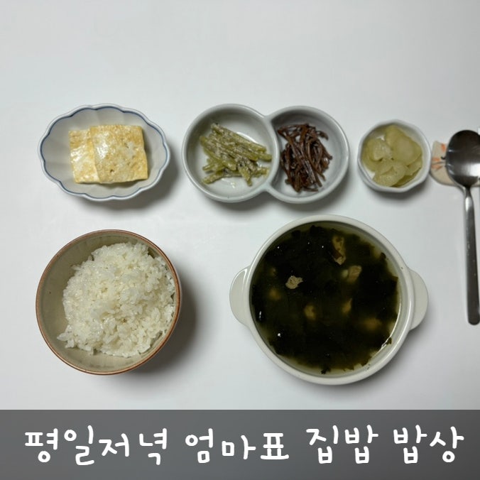 든든한 집밥으로 준비한 평일저녁 초등학생 주간밥상 엄마표 집밥