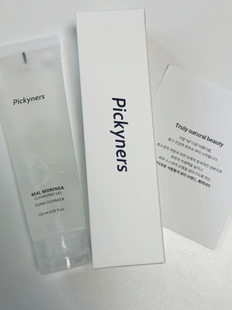  세안 후 당김 없는 저자극 세안제, 피키너스 모링가 클렌징 젤