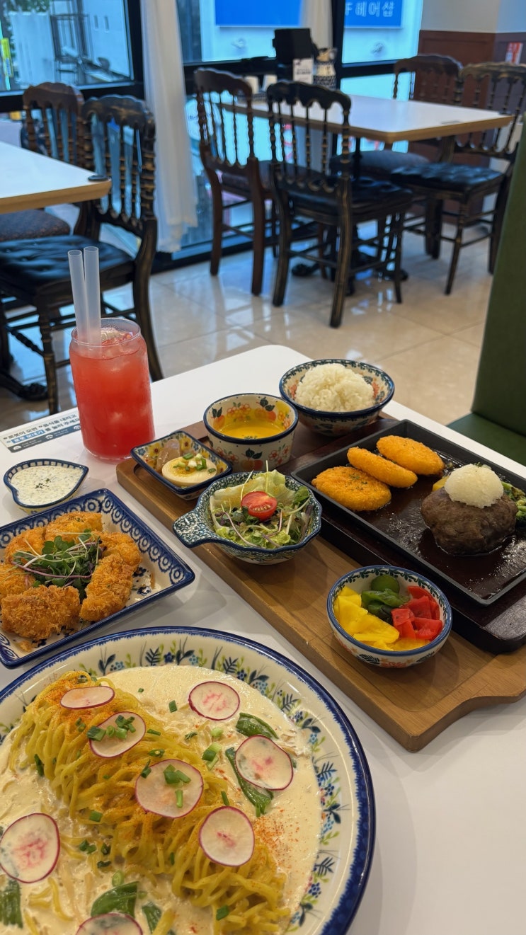  동성로 분위기 맛집 미도인 명란파스타와 스테이크 덮밥 추천