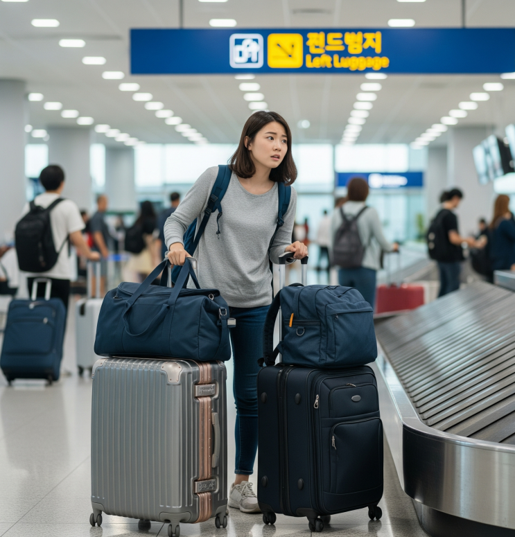  韓国で1ヶ月以上荷物を保管する必要がある場合、最も安全な場所はどこですか？（トランクルームの推奨）