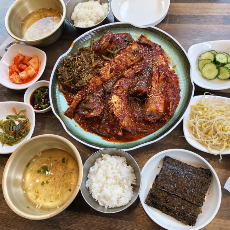  인천 명태조림 맛집 논현동 진짜배기명태촌 점심특선