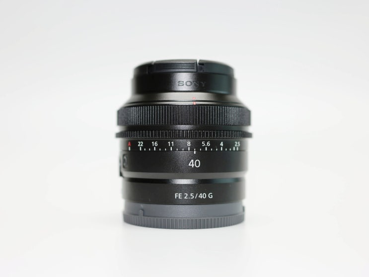  소니 풀프레임 미러리스 단렌즈 40G, 40mm f2.5G 사용기