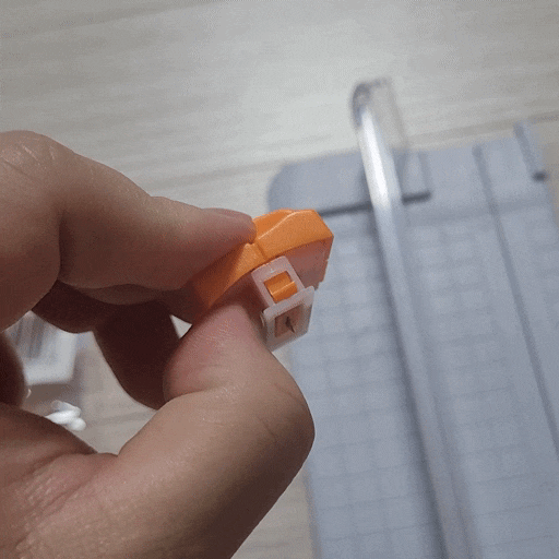  다이소 재단기 교체 날 후기