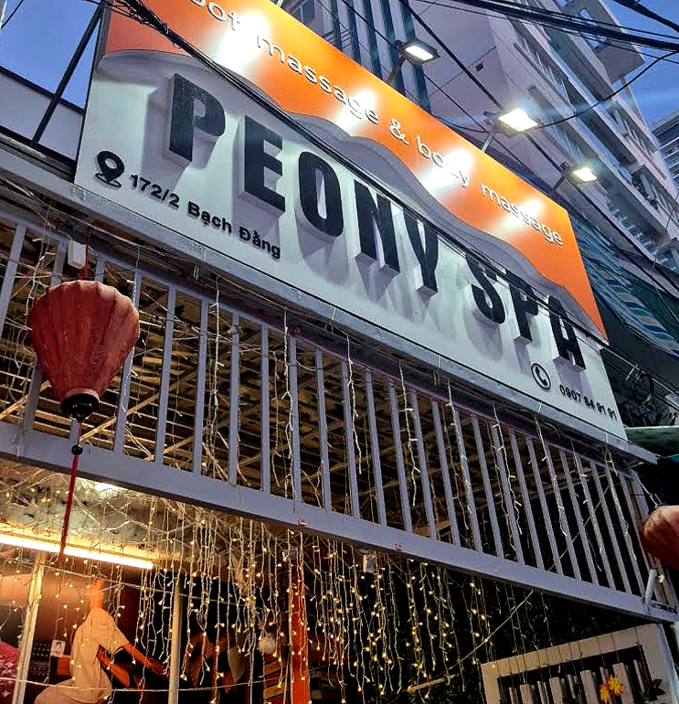  나트랑 시내 넘사벽 가격 마사지 샵 피어니 스파 (peony spa)