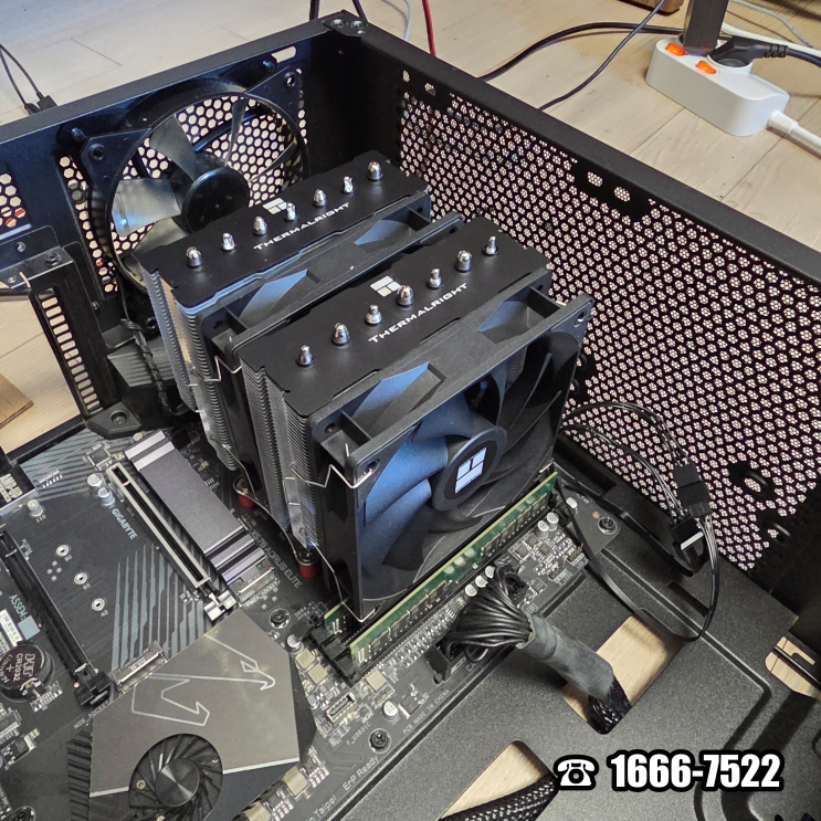  청량리신현대 회기동 컴퓨터수리 조립PC CPU 공랭쿨러 교체 주말 출장 해결