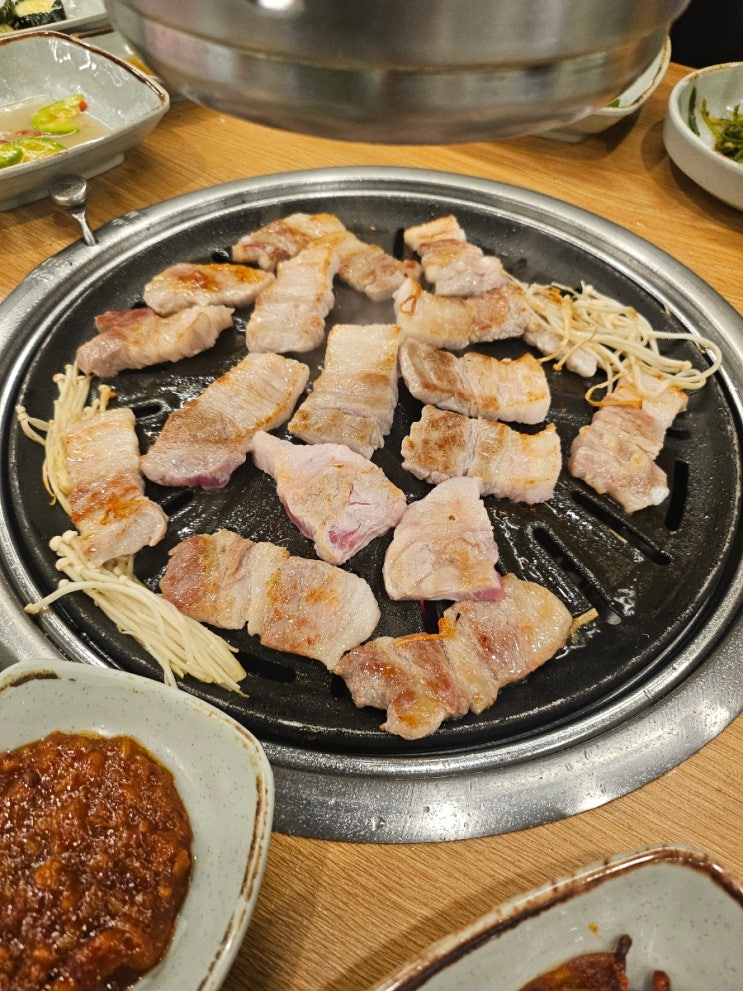  영주 고기집 추천  함밭숯불 삼겹살 맛집 솔직후기