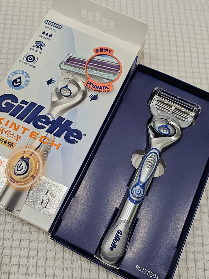 질레트 스킨텍파워&질레트 랩스 딥클렌징 바 면도기 솔직후기