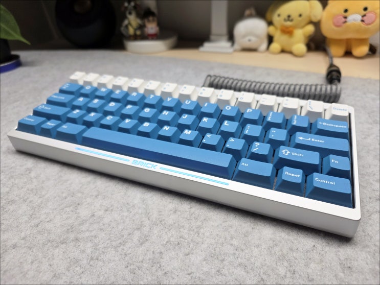  경쾌한 타건 SR Industry BRICK60 빌드 및 타건