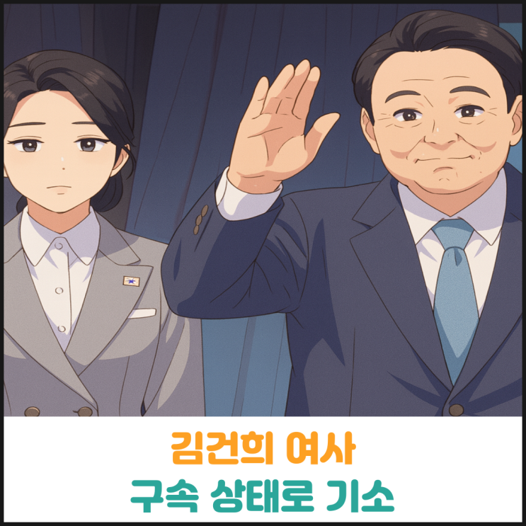  김건희 여사 구속 상태로 기소