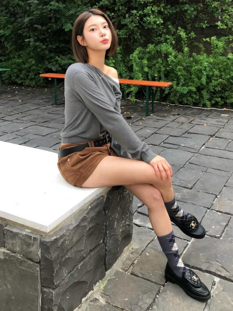  박나언 신발 샤넬 턴락 로퍼 ! 올 가을 여자 코디 끝