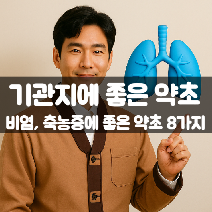  축농증 비염에 좋은 약초는? 기관지 건강 약초 8종 효능 정리