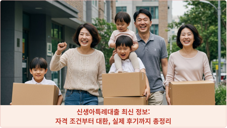  신생아특례대출 최신 정보: 자격 조건부터 대환, 실제 후기까지 총정리