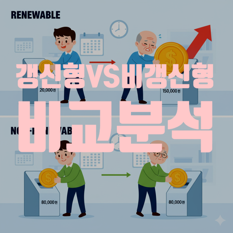  갱신형 vs 비갱신형 보험, 2025년 기준 완벽 분석: 당신의 지갑을 지킬 현명한 선택은?