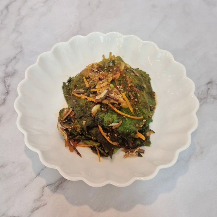  멸치 깻잎 김치 깻잎찜 밥도둑 황금 레시피