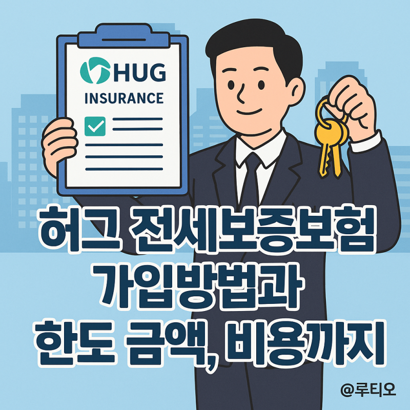 허그 전세보증보험 가입방법과 한도 금액, 비용 얼마일까?
