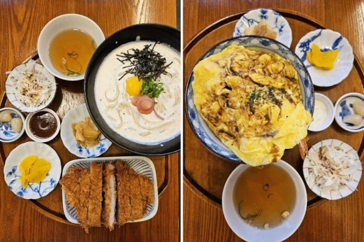  치히로 충북대점 가츠동 명란크림우동 청주사창동맛집