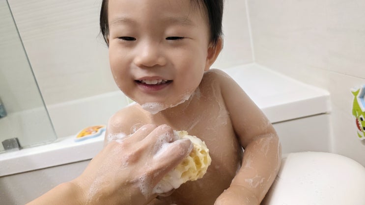 아기 목욕을 더 특별하게, 룰라러브 그리스 천연해면 사용 후기