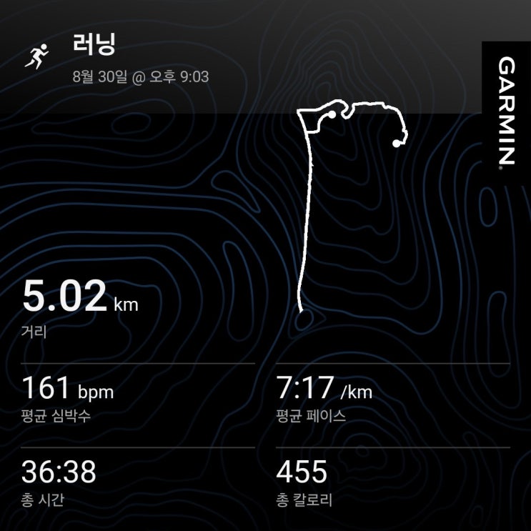  8월 31일 러너의 일기