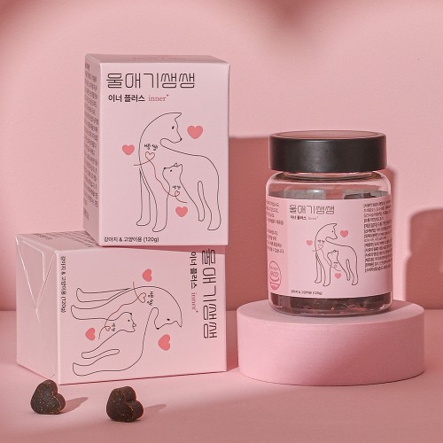  디어랩스 강아지 영양제 울애기쌩쌩 이너플러스 관절 피부 기관지 리뷰, 혜택가