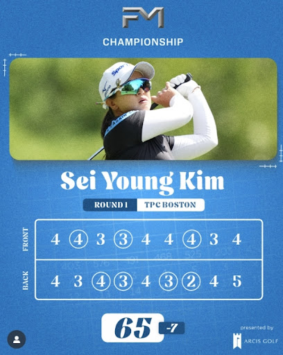 <b>김세영</b>, 5년 만의 LPGA 우승 도전! FM 챔피언십 단독 <b>선두 질주</b>