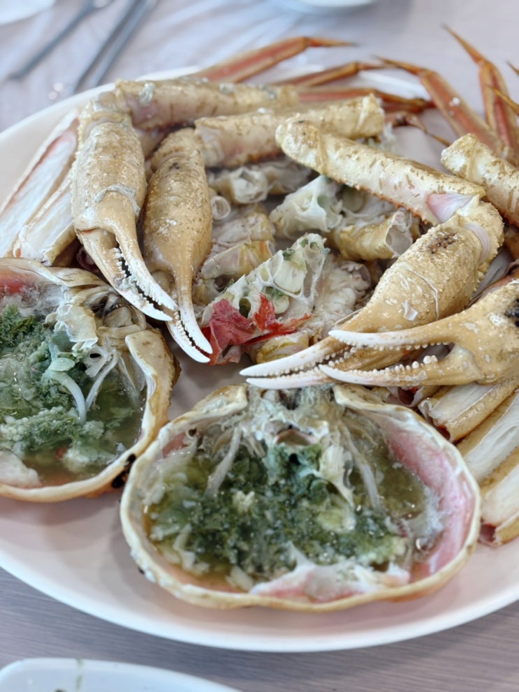  포항 죽도시장대게 맛집 수율 좋은 준돌이네