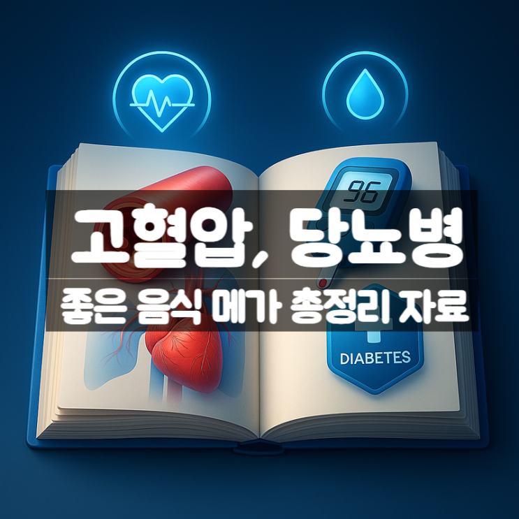  고혈압 당뇨에 좋은 음식 약초 총정리 – 혈압 혈당 안정 슈퍼푸드