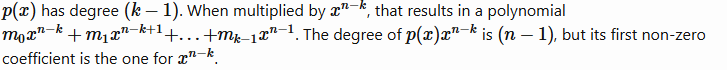  Reed-Solomon Error Correcting Codes