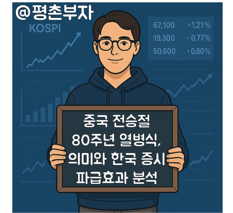 <b>중국</b> 전승절 80주년 <b>열병식</b>, 의미와 한국 증시 파급효과 분석