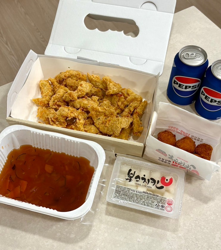  본스치킨평택지제역점 영양가 높은 안심으로 만든 탕수치킨 신메뉴 먹은 후기