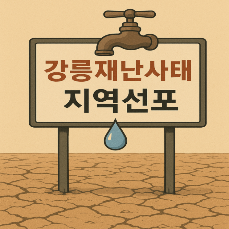 속보 <b>강릉</b> 가뭄 <b>재난사태 선포</b>