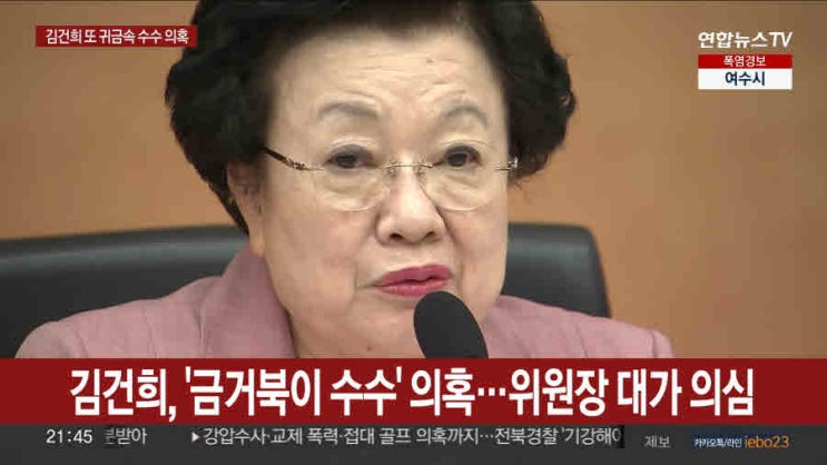 국가교육위원장 <b>이배용</b> 금거북이 <b>매관매직 의혹</b>, 더불어민주당... 