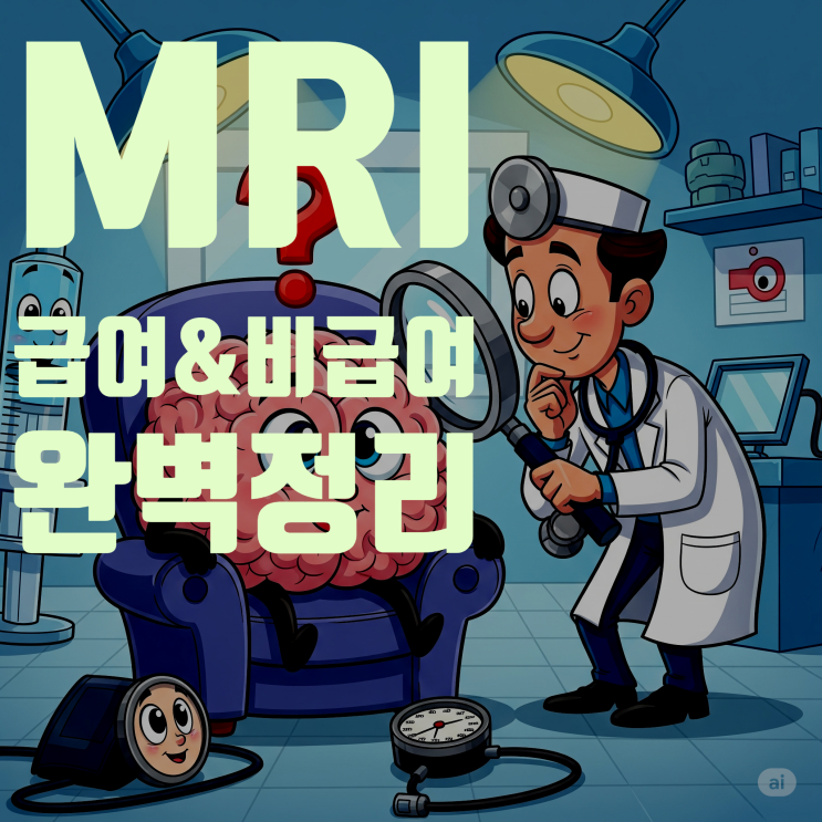  MRI 검사, 언제 급여이고 언제 비급여일까?