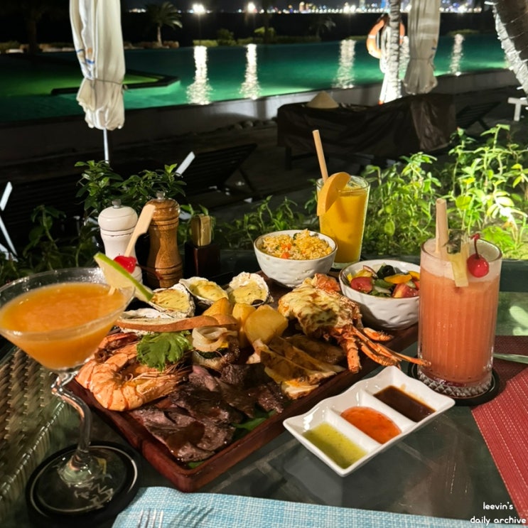  나트랑 아미아나 리조트 칵테일바 & 디너 BBQ 콤보 예약 및 가격