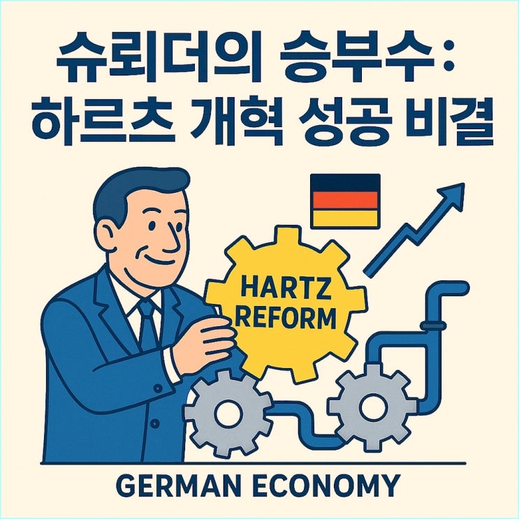  하르츠 개혁 성공 비결: 슈뢰더는 어떻게 반대를 뚫고 독일을 살렸나? (시리즈 5편)