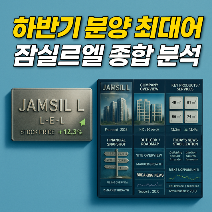  잠실르엘 청약 (서울 로또분양) 10억 시세차익 가능?