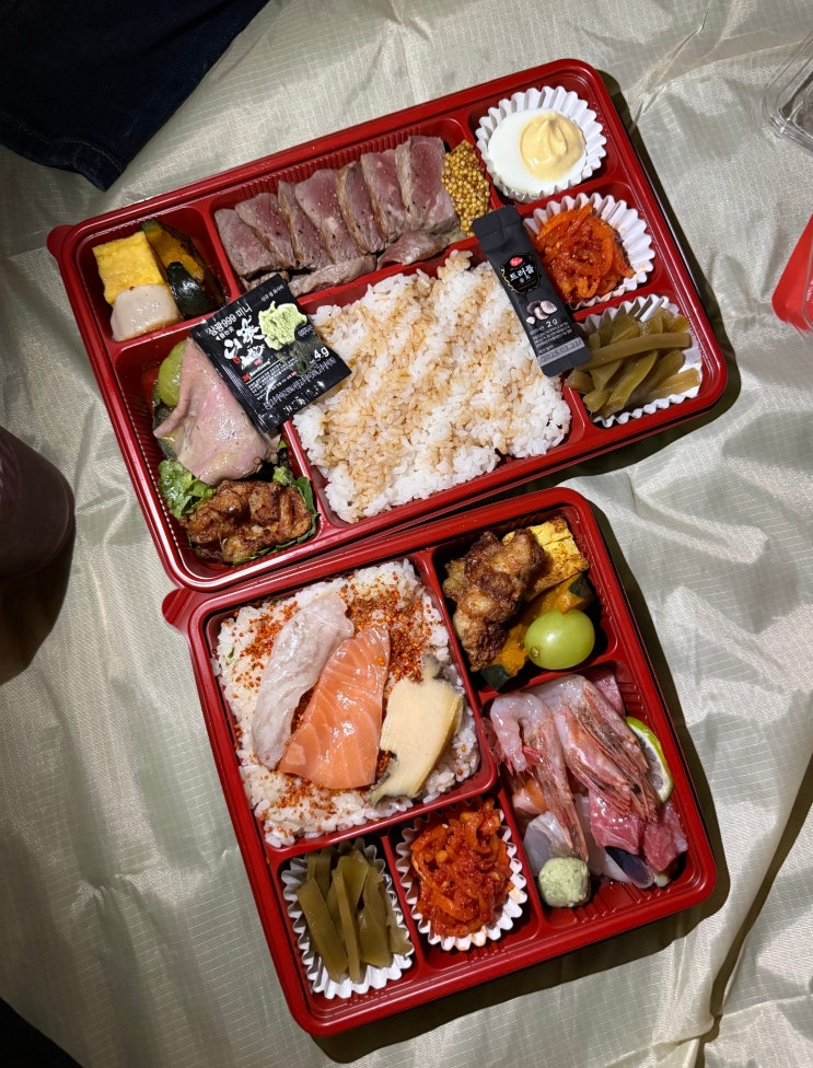  대전 도시락 맛집 우담화벤토 솔직 후기 (스테이크, 카이센동)