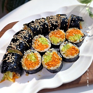 정희원 애호박 당근 김밥 전주 당근김밥 만드는 법 다이어트 레시피