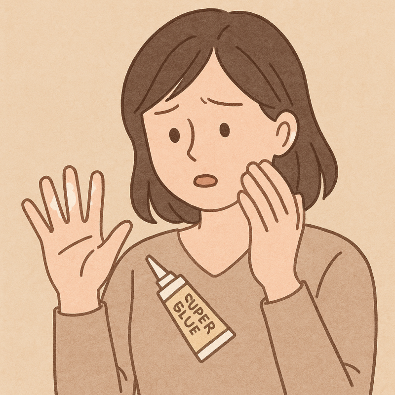 손에 묻은 본드 순간접착제 쉽게 제거하는 방법은?