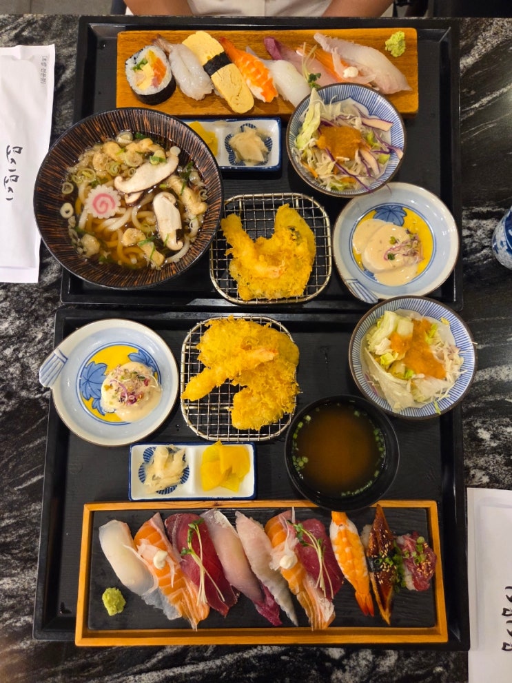  부산 광복동 맛집 모시모시 스시 롯데백화점 광복점 점심 후기
