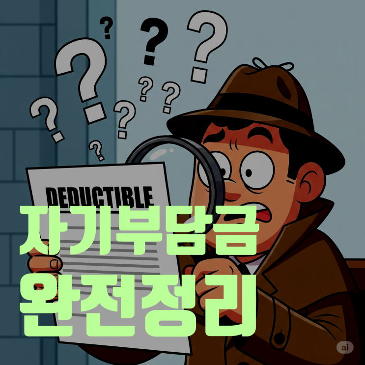  자기부담금, 아직도 헷갈리시나요?  완벽하게 정리해드립니다. (기초 개념, 활용 전략)