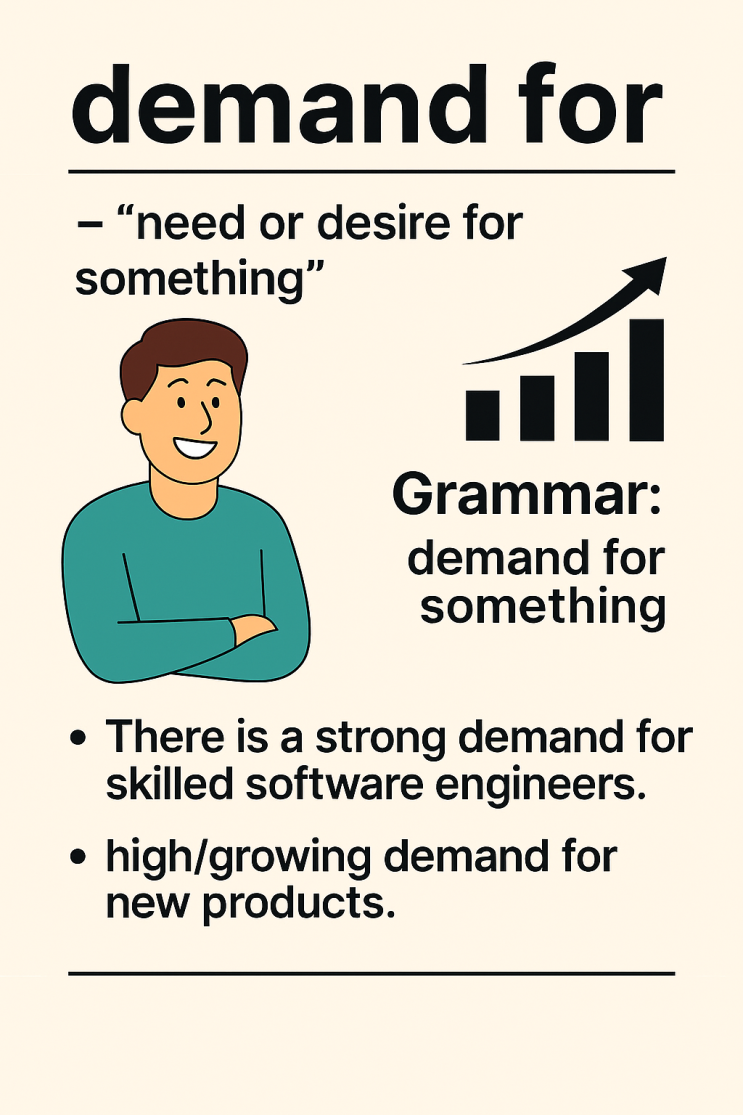  demand on vs demand for – 토익·비즈니스 영어 완벽 정리 + 예문·문제까지!