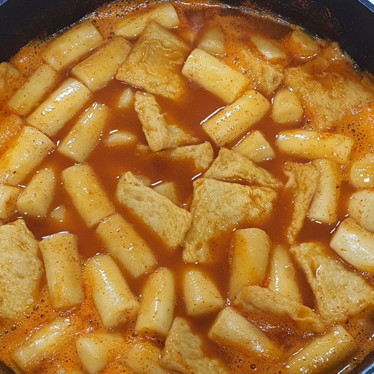  홍대 맛 그대로 미미네 매콤 떡볶이 밀키트 후기