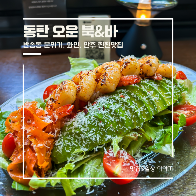  동탄 데이트 혼술 모임 분위기 맛집 북카페 같은 와인바 추천 오운 북앤바(걍 내돈내산)