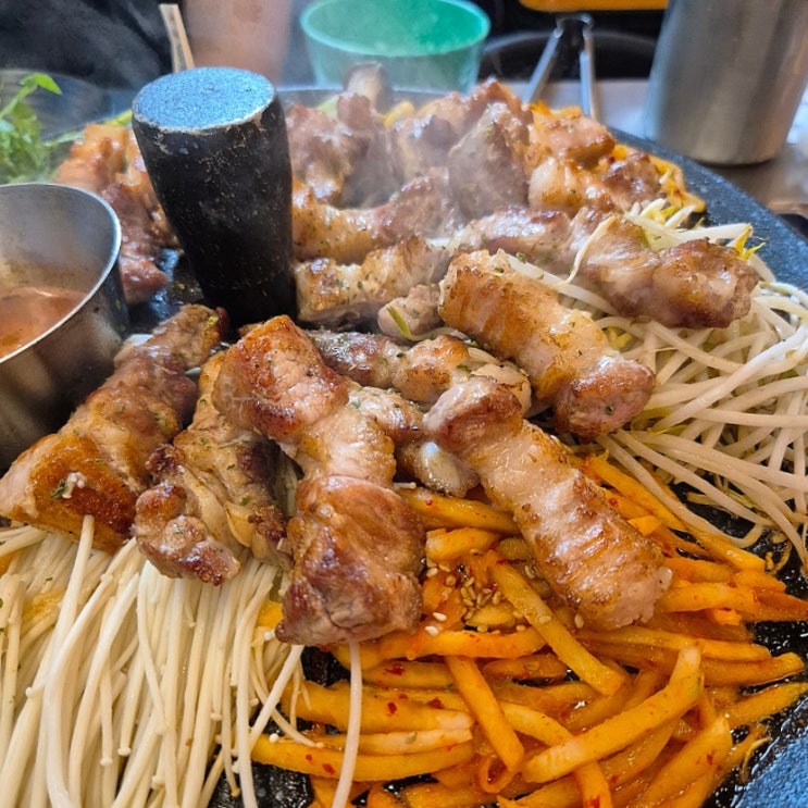  불금에 방문한 동탄삼겹살 맛집 돼통령 동탄북광장점
