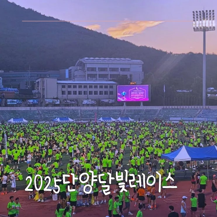  달리는일상 |  《2025단양달빛레이스》 마라톤참가후기 기록칩 기록조회 코스안내 완주메달 기념품 경품 시상식 5KM 10KM