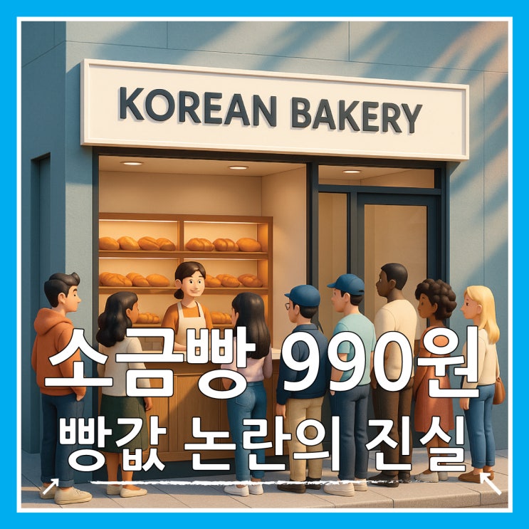  슈카 빵집 소금빵 990원 논란의 진실 완벽 분석