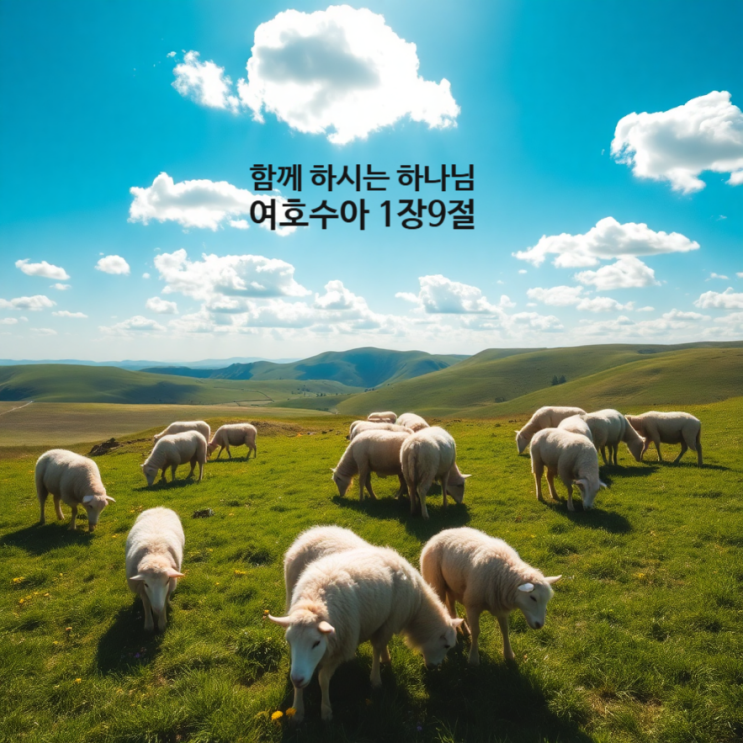  함께 하시는 하나님 여호수아 1장 9절