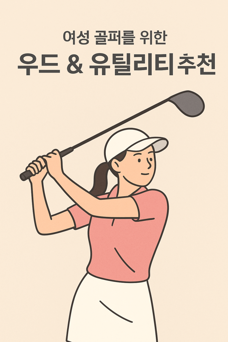 [순천골프다컴] 여성 골퍼를 위한 우드 & 유틸리티 브랜드 별 특징과 추천까지 !