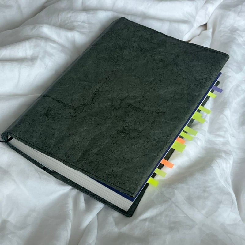 [Reading Item Recommendation] Qleef Book Cover Review Olive, S size (feat. Kim Go-eun Book Cover)
