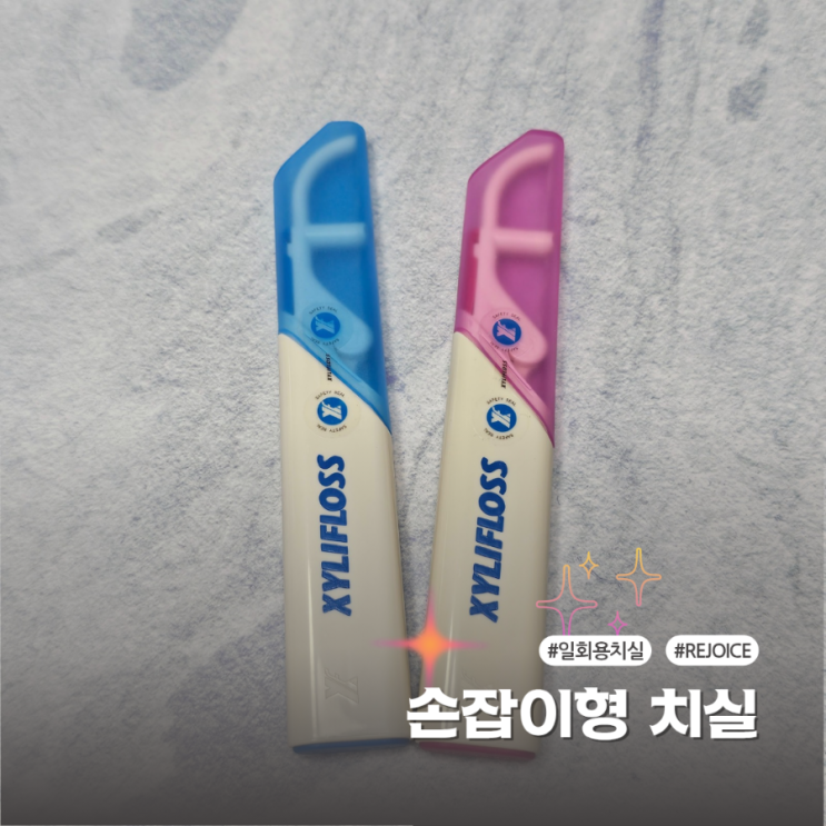  REJOICE 자일리스플로 손잡이치실 치아관리 필수품이에요